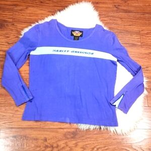 Vintage Harley-Davidson Scoopneck Longsleeve Shirt